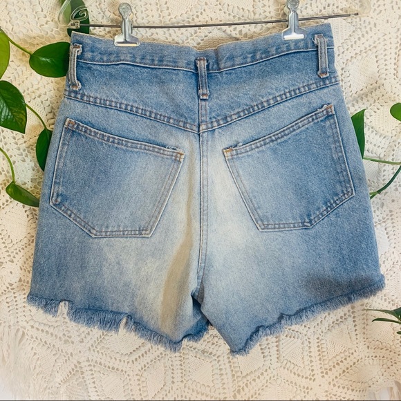 Women’s high-waist jean shorts - Picture 6 of 6